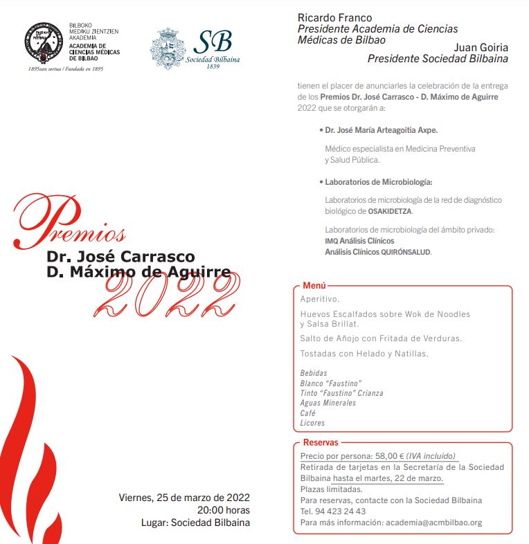Premios Dr. José Carrasco